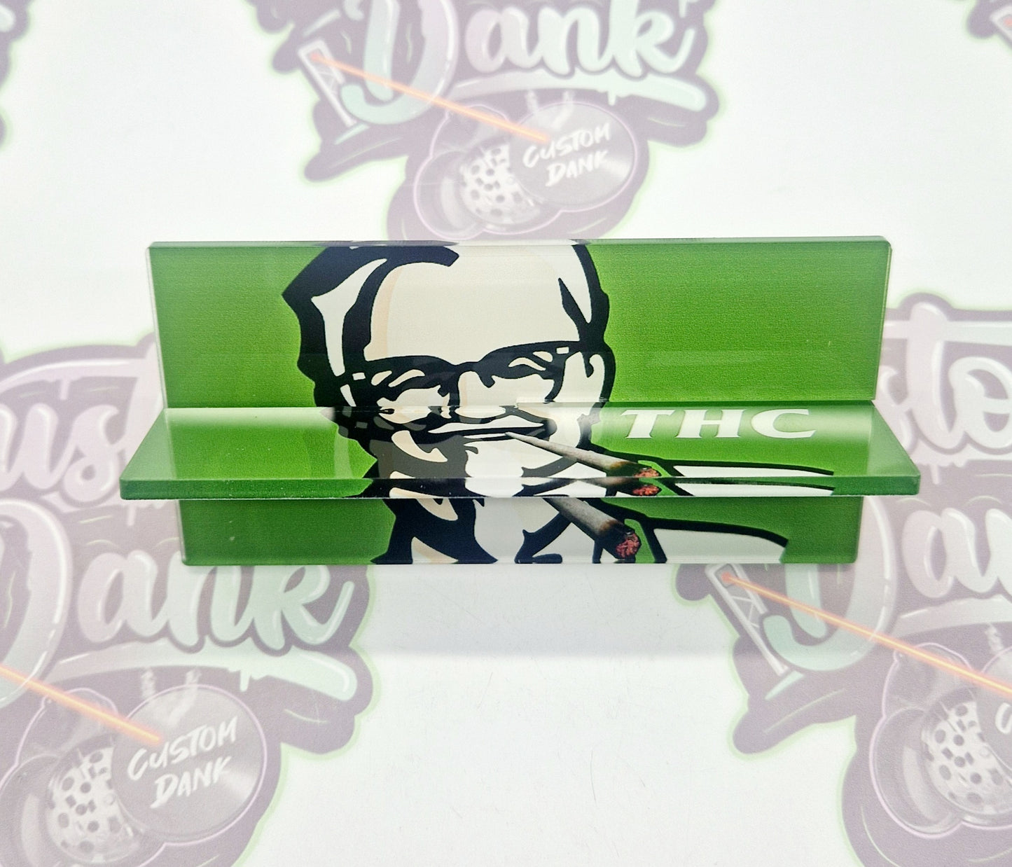 Funny Parody Art Fried Chicken Lovers Dank Deck & Hemp Biodegradable Grinder Set